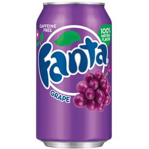Fanta Grape Soda Can 355 Ml (Pack Of 12 ) American Soda & Drinks Fanta Grape Soda Can 355 Ml (Pack Of 12 ) American Soda & Drinks